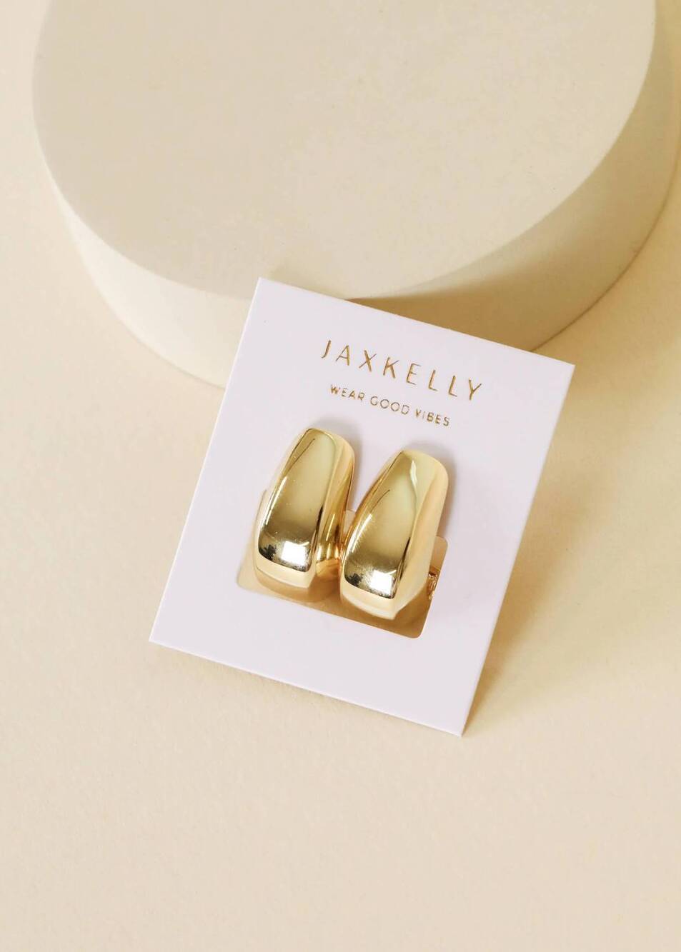 NEW JAXKELLY women's bold drop earrings in gold